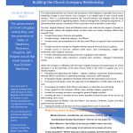 Info Sheet - Building the Church-Company Relationship