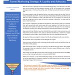 Info Sheet - Funnel Marketing Strategy - Part 4 Loyalty and Advocacy