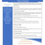 Info Sheet - Library Displays