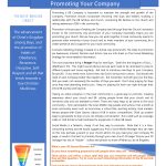 Info Sheet - Promoting Your Company