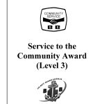 Service to the Community level 3 – Candidate Handbook